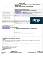 Lesson Plan: Critically Analyse Apply Health Health (ACPPS095)