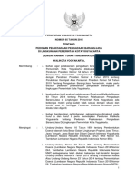 Peraturan Walikota Yogyakarta No 65 Tahun 2015 Pedoman Pelaksanaan PBJ Di Lingk. Pemkot Yogyakarta