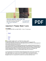 America's 'Nanny State' Laws: Share 0