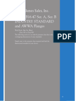 ASME B16.47 Ser. A, Ser. B Industry Standard and AWWA Flanges Robert-James Sales, Inc