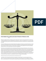 Critical Analysis of The Juvenile Justice (Care & Protection of Children) Act, 2015 - LetsComply