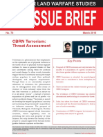 Issue Brief: CBRN Terrorism: Threat Assessment