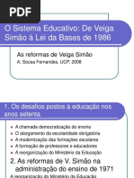 Sistema Educativo de 1971 a 1986