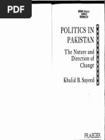 K.B. Sayeed - Politics in Pak - The Nature & Direction of Change