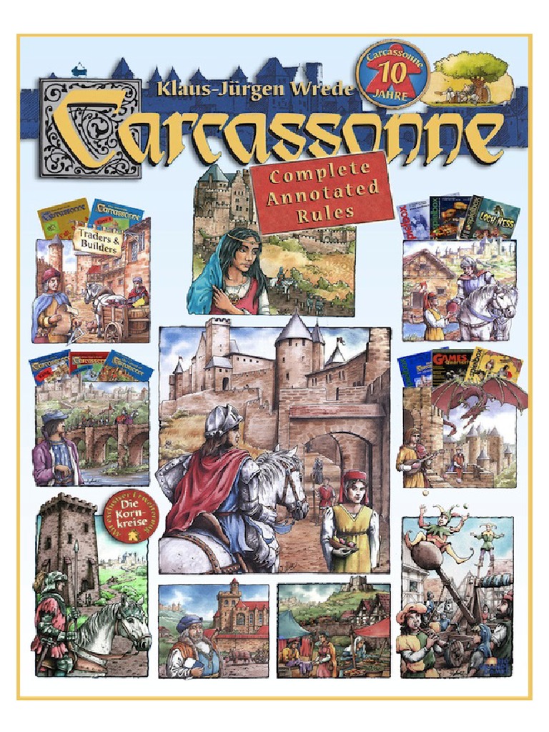 Carcassonne Complete Annotated Rules | PDF