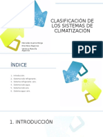 Clasificación de Los Sistemas de Climatización