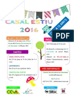 Cartell casals 2016