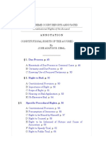 Annotation Constitutional Rights of The Accused