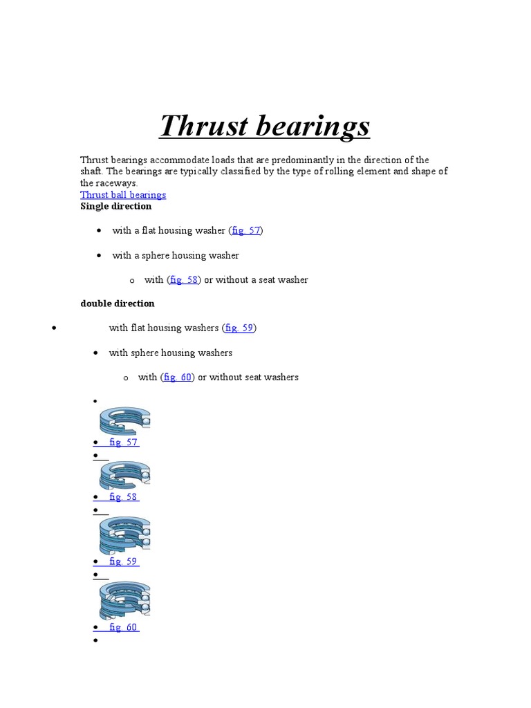 Thrust Bearings | PDF | Bearing (Mechanical) | Mechanical Engineering