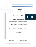 Ensayo de Formacion Docente