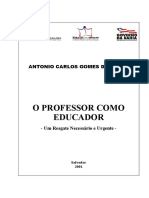 O professor como educador