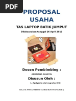 Download Proposal Usaha Tas Laptop by Priapri SN313026475 doc pdf