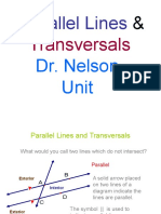 Parallel Lines: Transversals