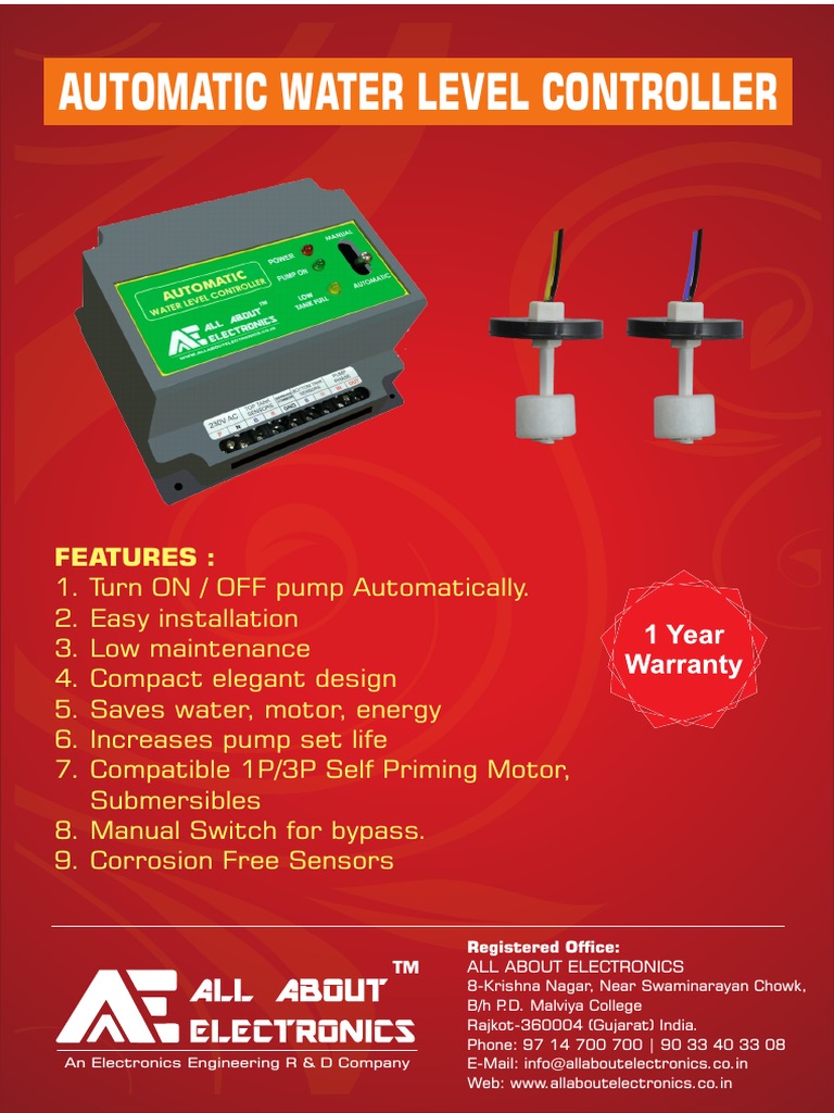 Water Level Controller Brocedure | PDF