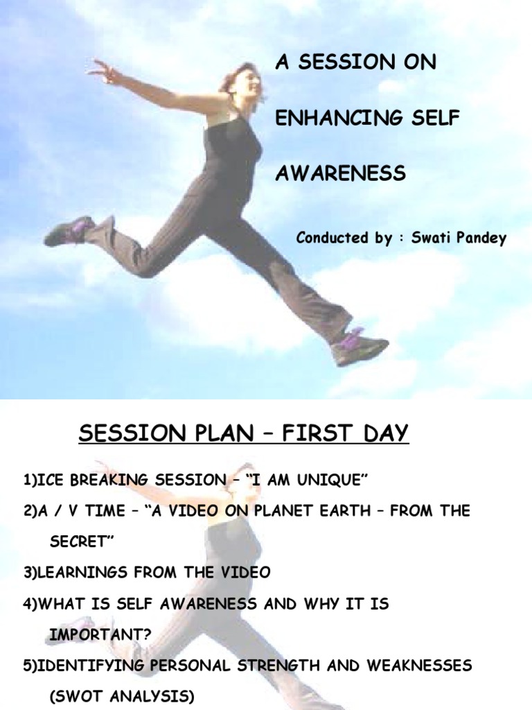 Ppt for Training _ Self Awareness Self Awareness Self Esteem