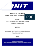 Manual de Custos de Obras de Edificações DNIT