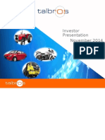 Automotive Components Ltd Investor Presentation Highlights