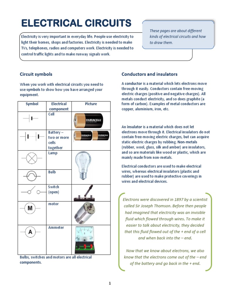 2 electric circuits note Series And Parallel Circuits Electrical Conductor