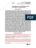 OAB XIX EXAME DE ORDEM DIREITO PENAL: CASOS PRÁTICOS