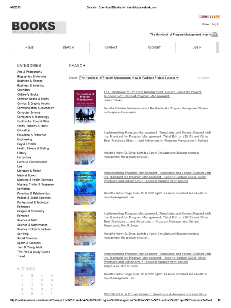 Program Management Books | PDF | Project Management | Leadership