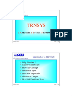Introduction to TRNSYS Simulation Software