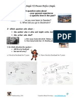 Past Simple Vs Present Perfect