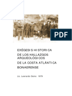 Daino, Leonardo - Exegesis Historica de Los Hallazgos Arqueologicos de La Costa Atlantica Bonaerense PDF