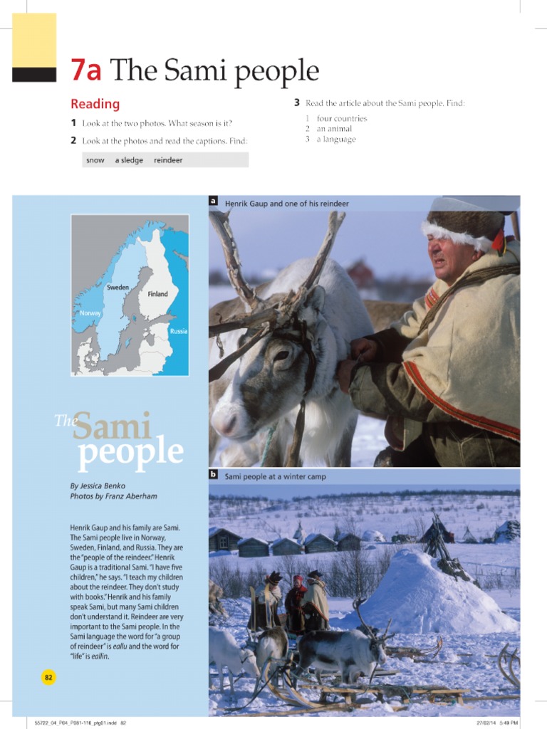 The Sami People - Reading Example | PDF