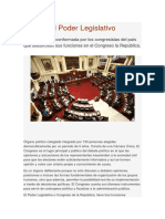 El Poder Legislativo