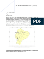 Informe Sísmico Año 2000 y 2001