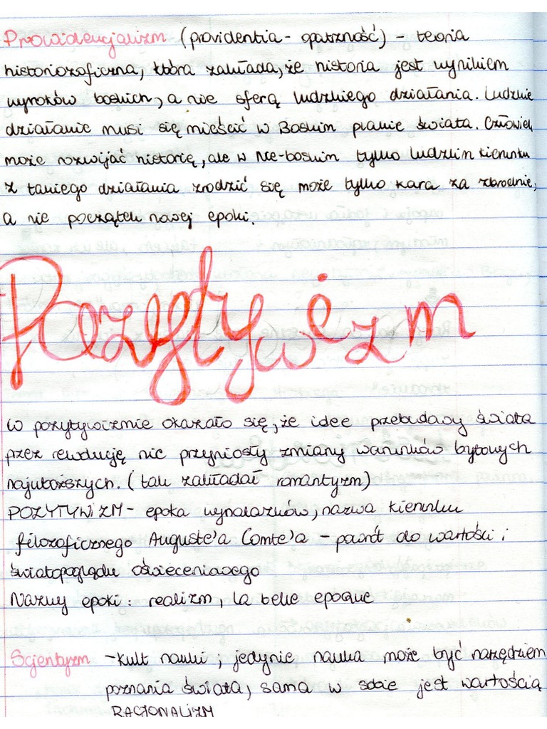Notatki Na Marginesach Ksiąg Liturgicznych Notatki Polski Pozytywizm