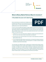 What do Money Market Reforms Mean for Investors? A Roundtable Discussion with Callan Experts