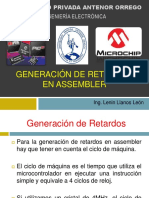 Generacion de Retardos en Assembler