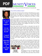 Yeadon Citizens for Quality Leadership May Voume 2