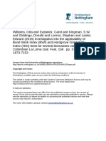 Investigation Into the Applicability of Bond Work Index and Hardgrove Grindability Index Tests for Several Biomasses Compared to Coal_Williams, Et. Al, 2015