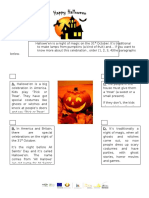 Celebrating Hallowe'en! - Reading Comprehension