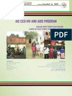 Programmatic HIV and AIDS Baseline Survey Indicators Among The Youth, PLWHAs, Caregivers, and OVCs in Kibera, Saka and Mulango Regions of Kenya. AIC Childcare Department, AIC, Nairobi