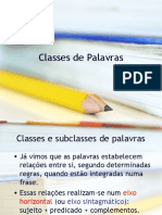 2 Classes de Palavras