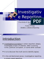 Investigative Reporting