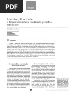 Interdisciplinaridade e transversalidade mediante projetos temáticos (Silvia Elizabeth Moraes)