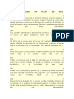 Los 40 puntos del Desafío del Amor 