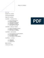 TABLE OF CONTENT SCHOLARY PAPER.doc