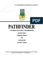 Pathfinder NOV 2015 Skills Level