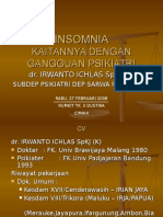 INSOMNIA DAN GANGGUAN PSIKIATRI