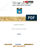 Carpeta Pedagogica 2016 secundaria
