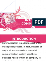 INTERNAL COMMS