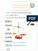 Portafolio de Legislacion Farmaceutica