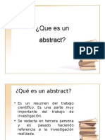 Que Es Un Abstract