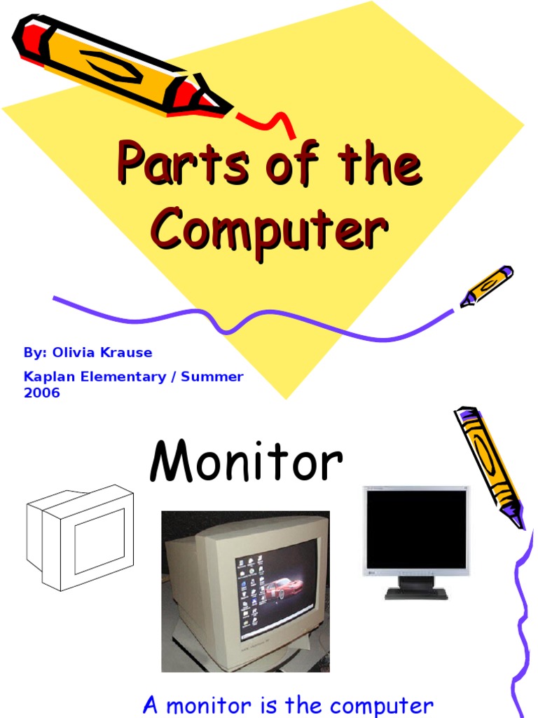 Parts of The Computer | PDF | Computer Monitor | Floppy Disk