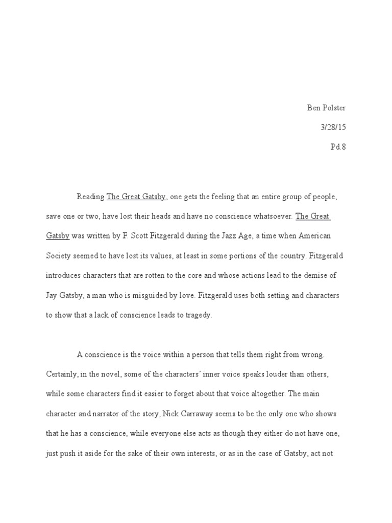 Short essay about conscience picture